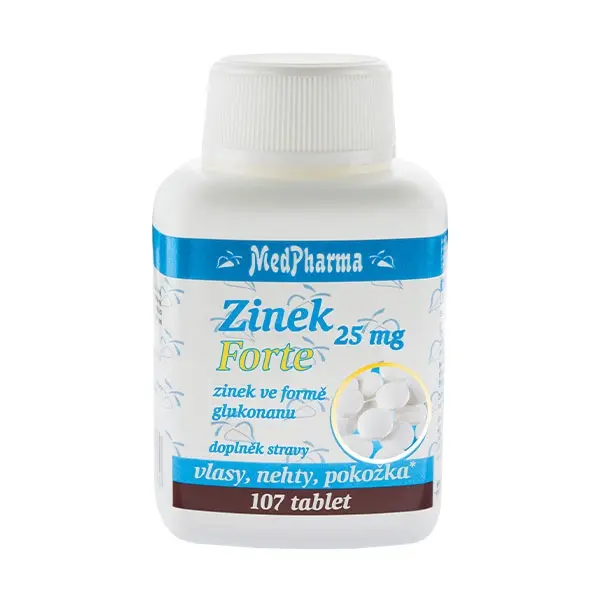 5453_8594045475838_ZINEK 25 MG FORTE - 107 TBL.